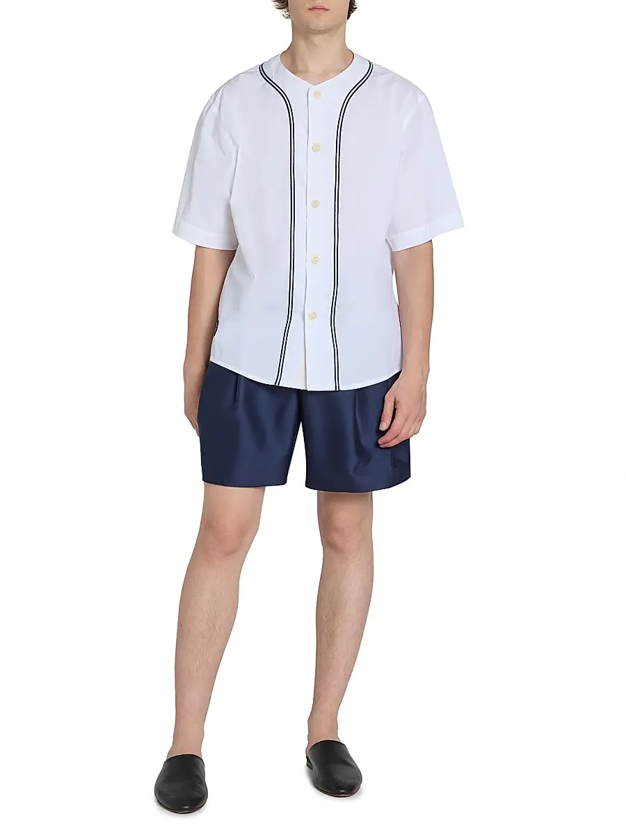 KENZO Men's Boke Flower 2.0 Cotton Baseball Shirt | Thumbnail 2 KENZO Men's Boke Flower 2.0 Cotton Baseball Shirt | Thumbnail 2