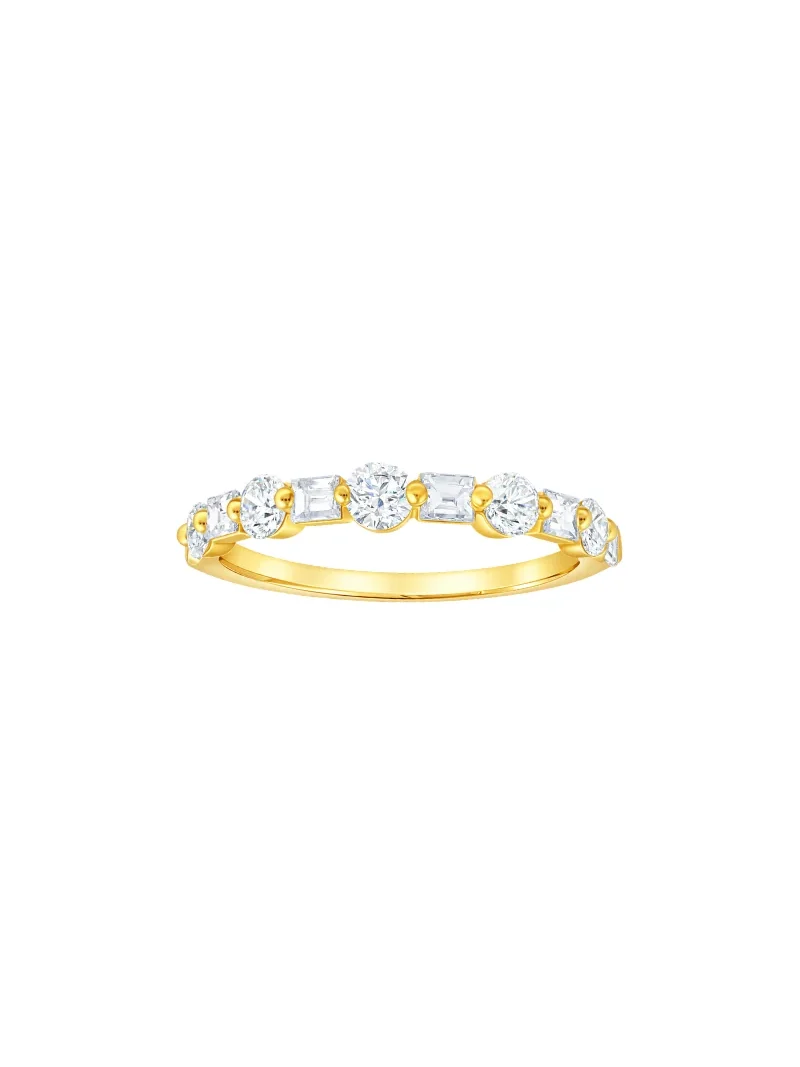 0.987ct Diamond 14K Gold Dainty Ring