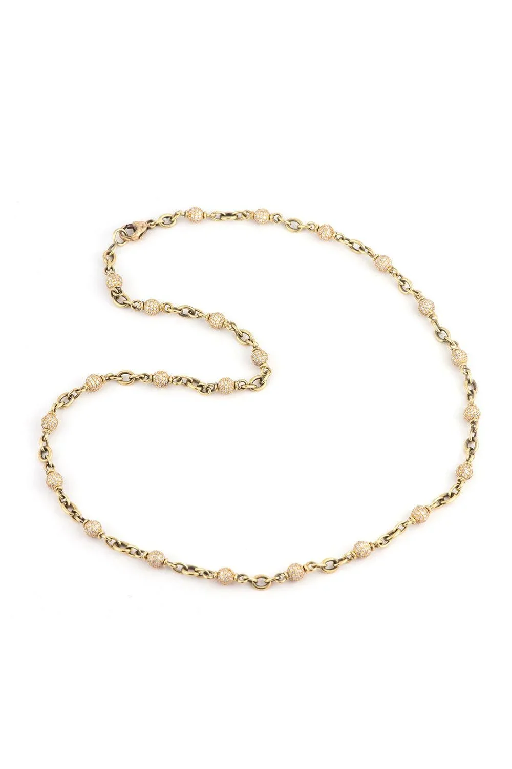 Diamond Beaded Necklace Diamond Beaded Necklace