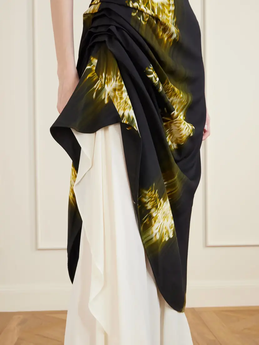 Proenza Schouler Antonella Tiered Printed Cady Maxi Dress | Thumbnail 4