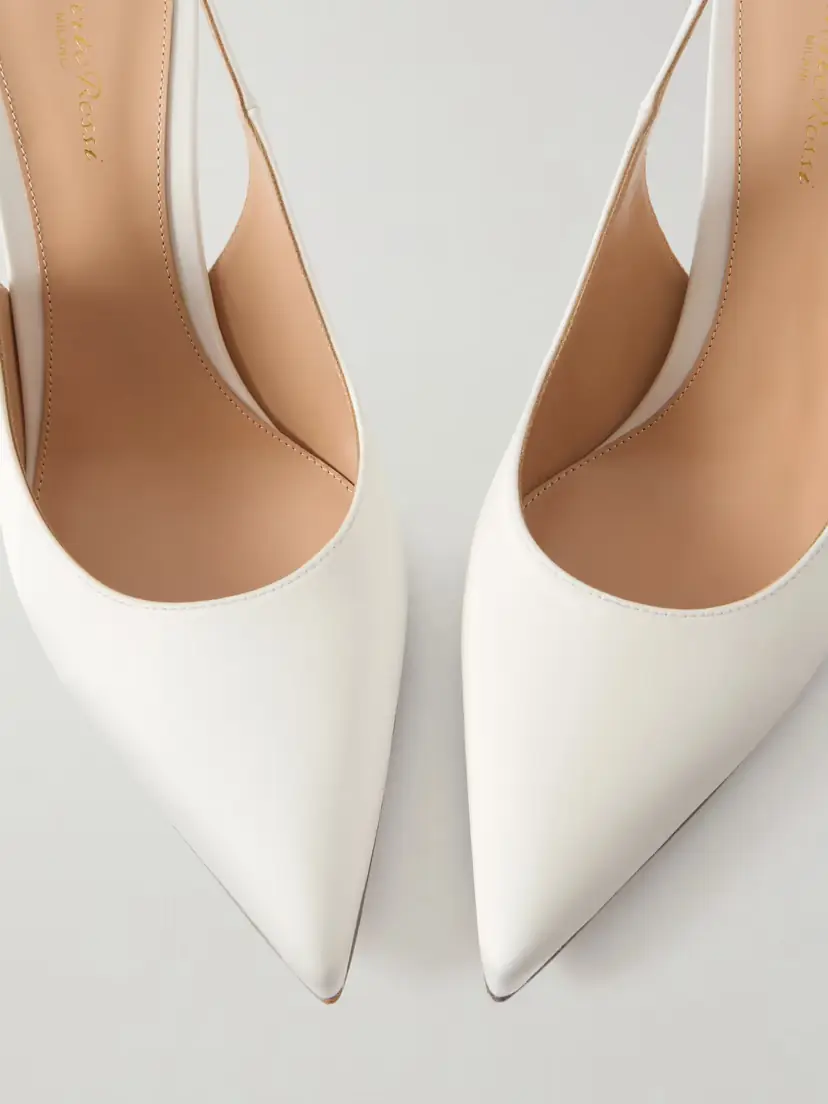 Gianvito Rossi Ribbon 85 Satin Slingback Pumps | Thumbnail 5