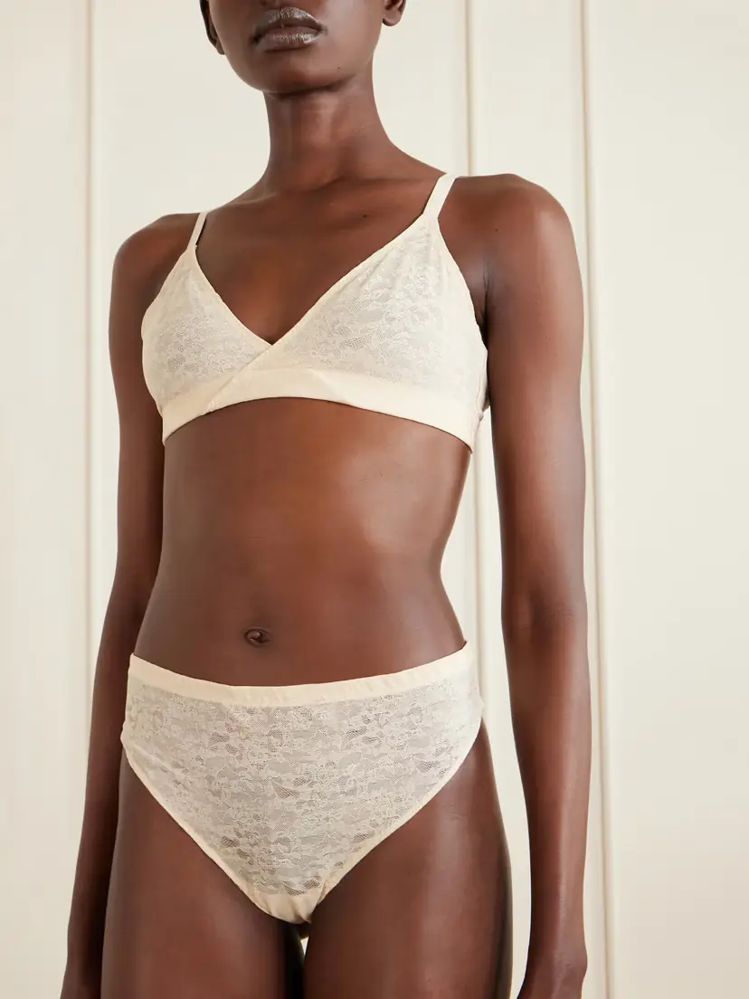 Spanx Stretch Lace Triangle Bralette | Thumbnail 5