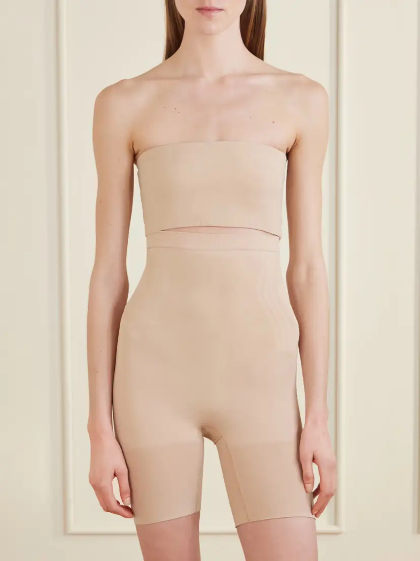 Spanx sculpt™ Gofigure High-waisted Mid-thigh Shorts | Thumbnail 2 Spanx sculpt™ Gofigure High-waisted Mid-thigh Shorts | Thumbnail 2