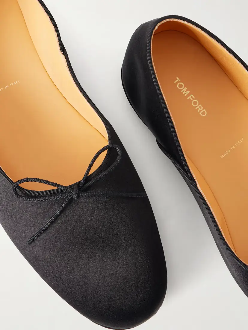 Tom Ford Satin Ballet Flats | Thumbnail 5 Tom Ford Satin Ballet Flats | Thumbnail 5