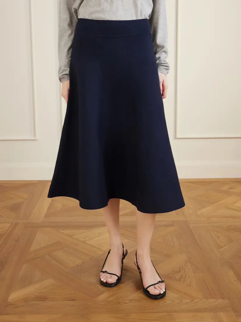 The Frankie Shop July Woven Midi Skirt | Thumbnail 3