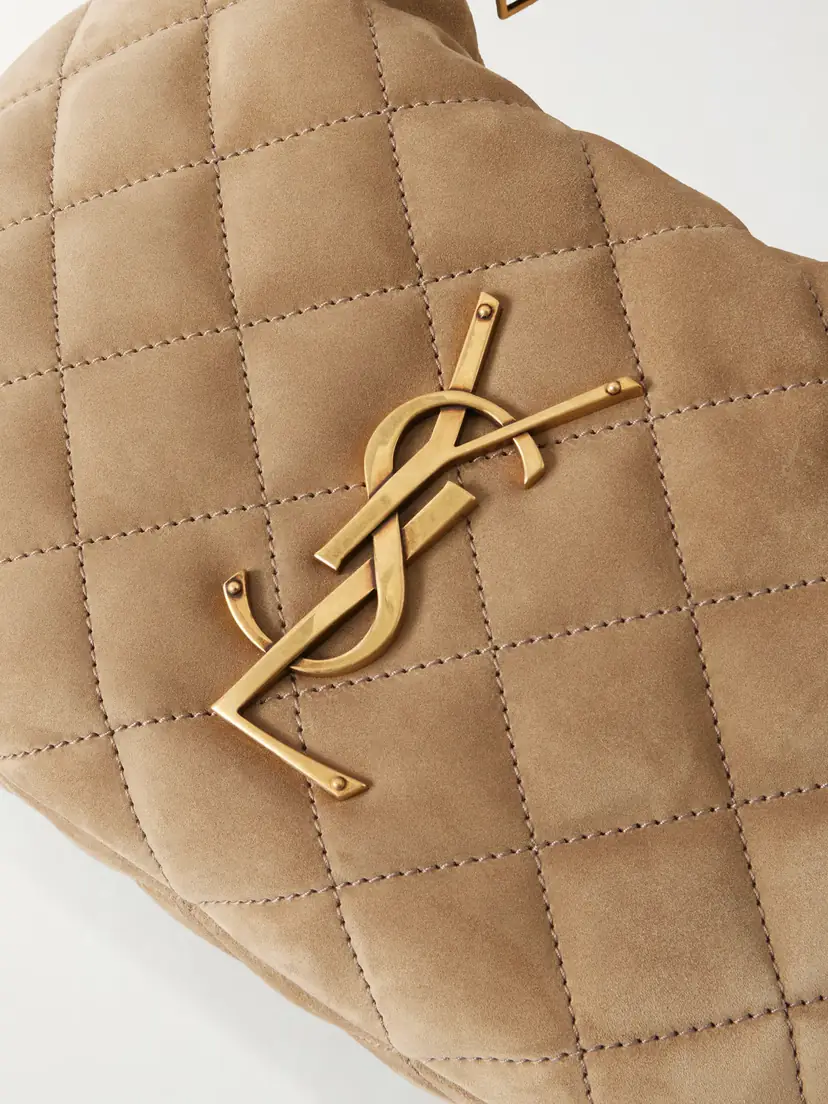 Saint Laurent Icarino Matelassé Suede Shoulder Bag | Thumbnail 5 Saint Laurent Icarino Matelassé Suede Shoulder Bag | Thumbnail 5