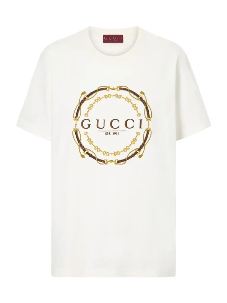 Gucci Printed Jersey T-shirt | Image 1 Gucci Printed Jersey T-shirt | Image 1