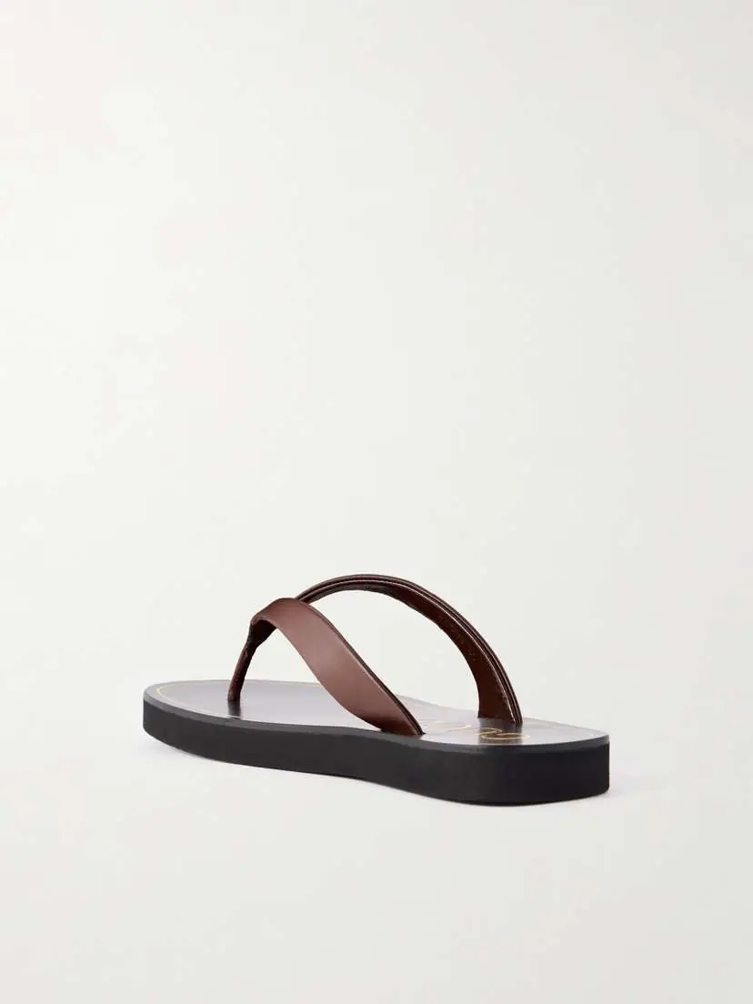 Gucci Embellished Leather Sandals | Thumbnail 3