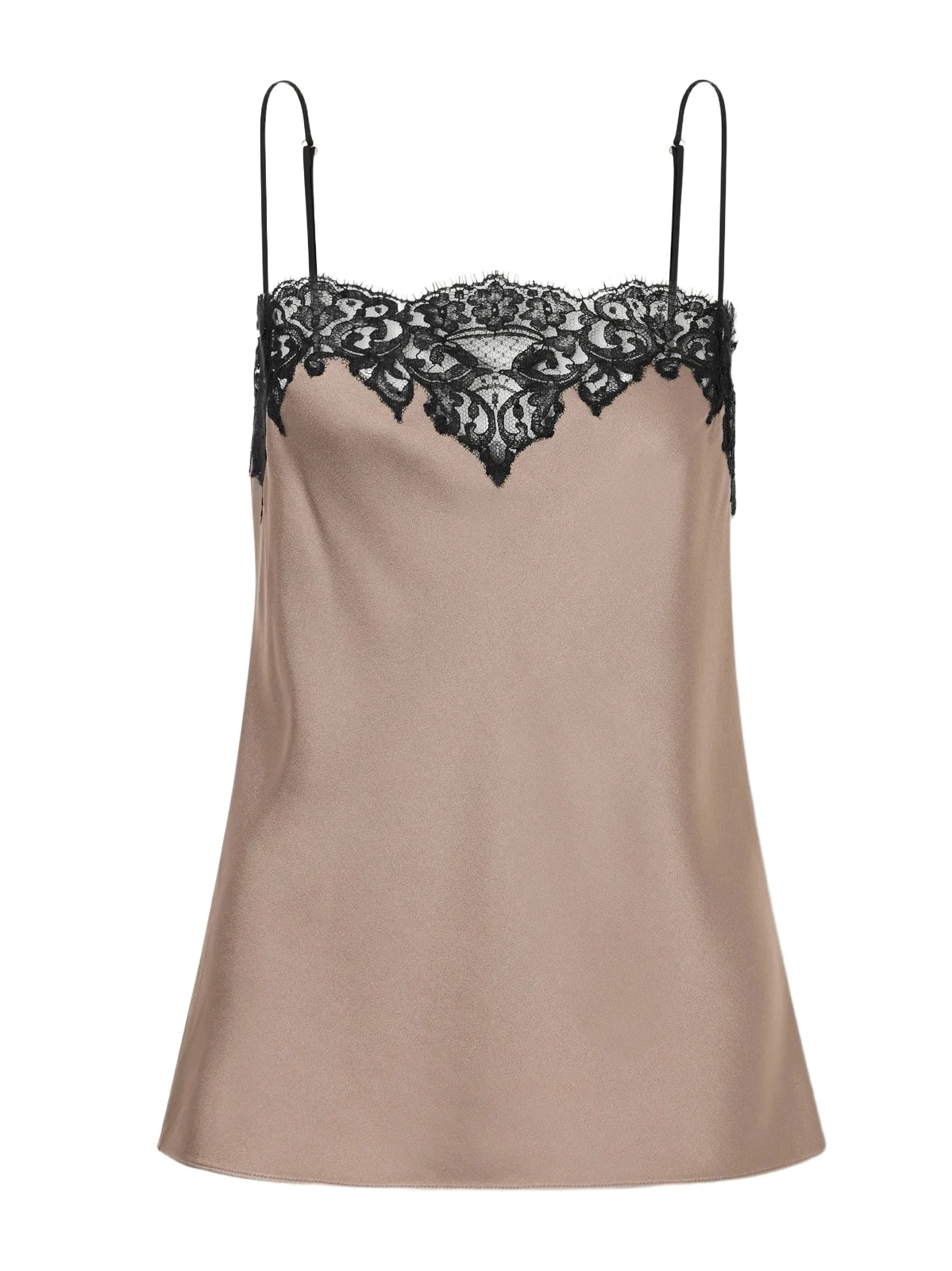 Lace-trimmed Satin Camisole Lace-trimmed Satin Camisole