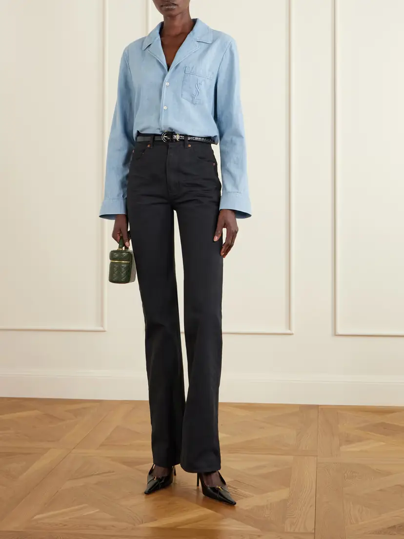 Saint Laurent 70's High-rise Straight-leg Jeans | Thumbnail 2 Saint Laurent 70's High-rise Straight-leg Jeans | Thumbnail 2