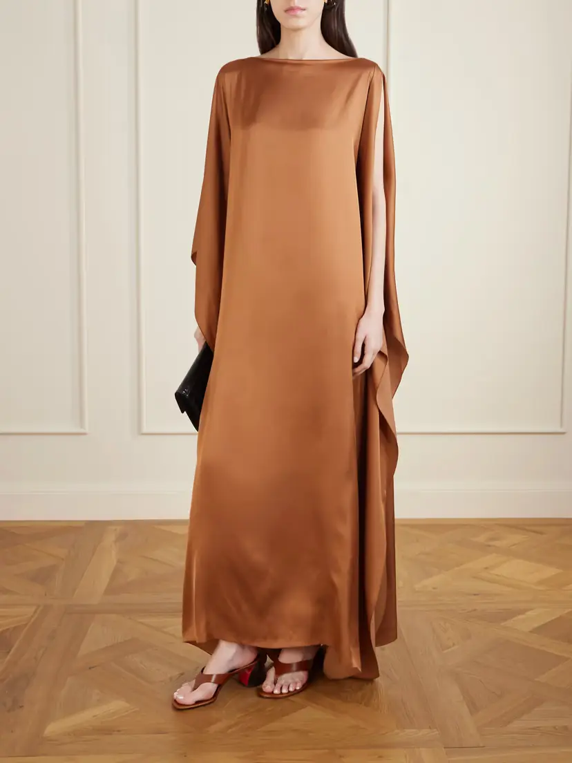 SASUPHI Marta Satin Maxi Dress | Thumbnail 2