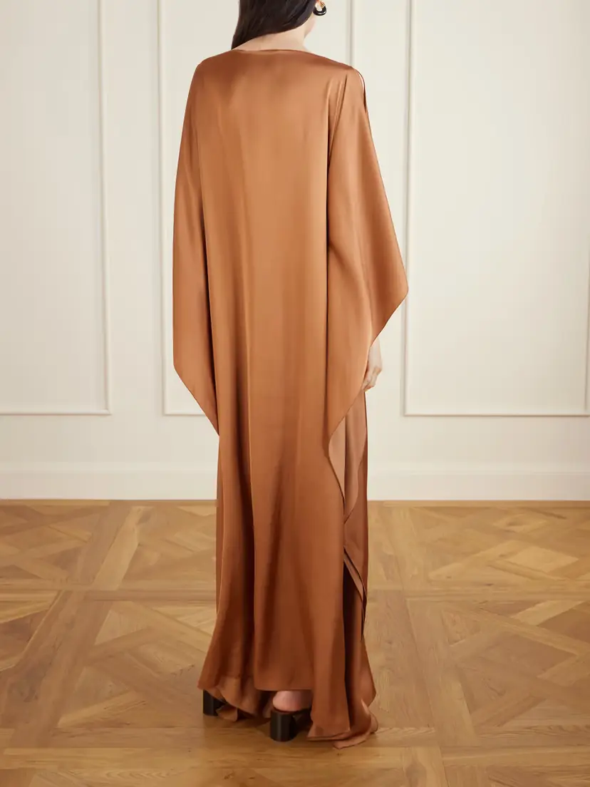 SASUPHI Marta Satin Maxi Dress | Thumbnail 3