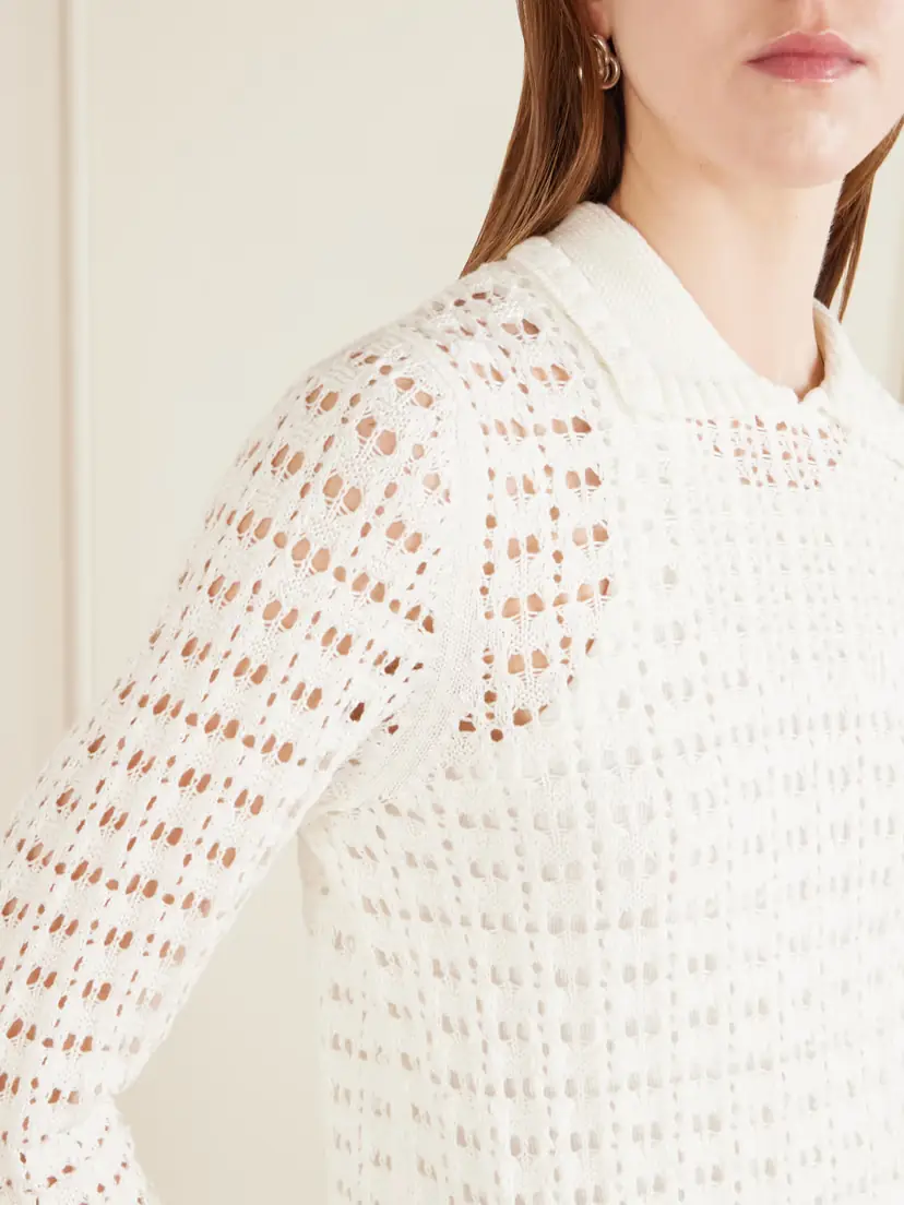 Arch4 Sunny Crocheted Cotton Sweater | Thumbnail 5 Arch4 Sunny Crocheted Cotton Sweater | Thumbnail 5