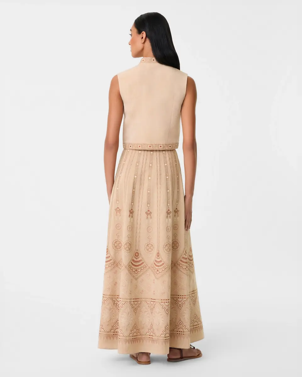 Emporio Sirenuse Camille Skirt with Meridiana Embroidery | Thumbnail 11 Emporio Sirenuse Camille Skirt with Meridiana Embroidery | Thumbnail 11