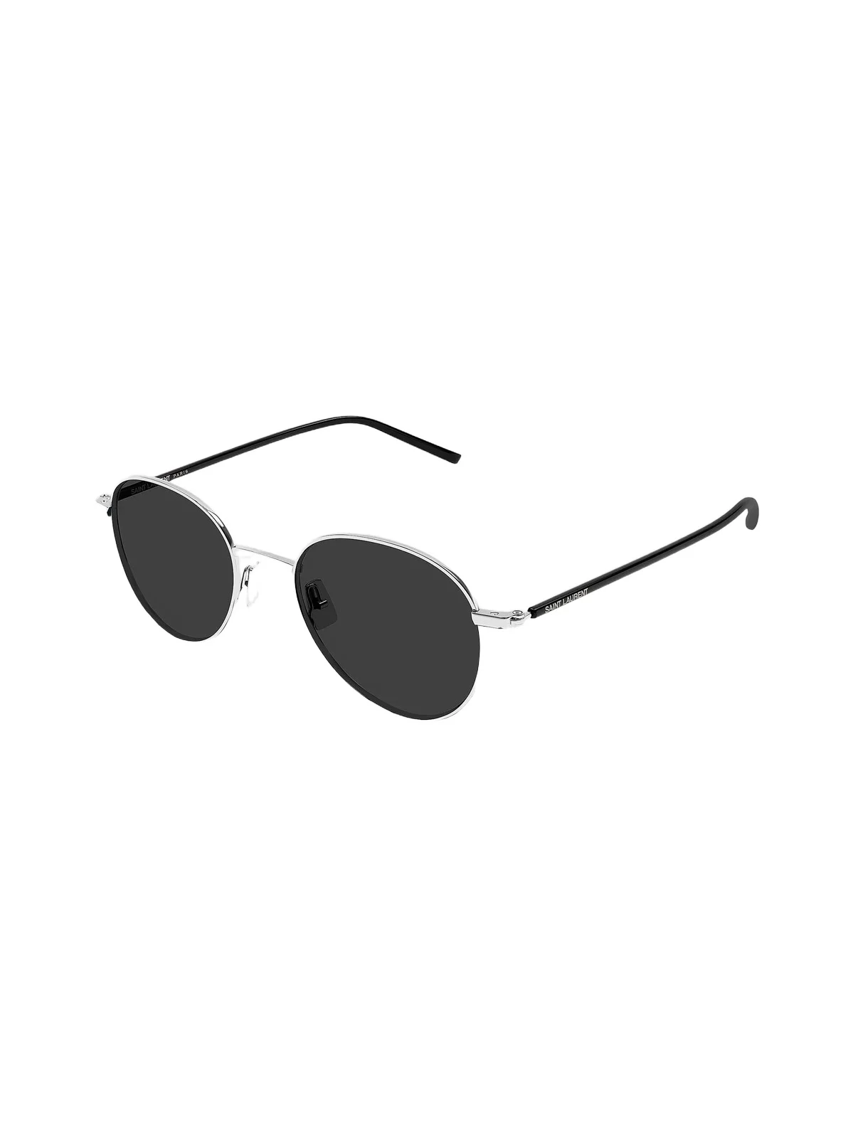 Saint Laurent Men's Panthos 50MM Round Metal Sunglasses