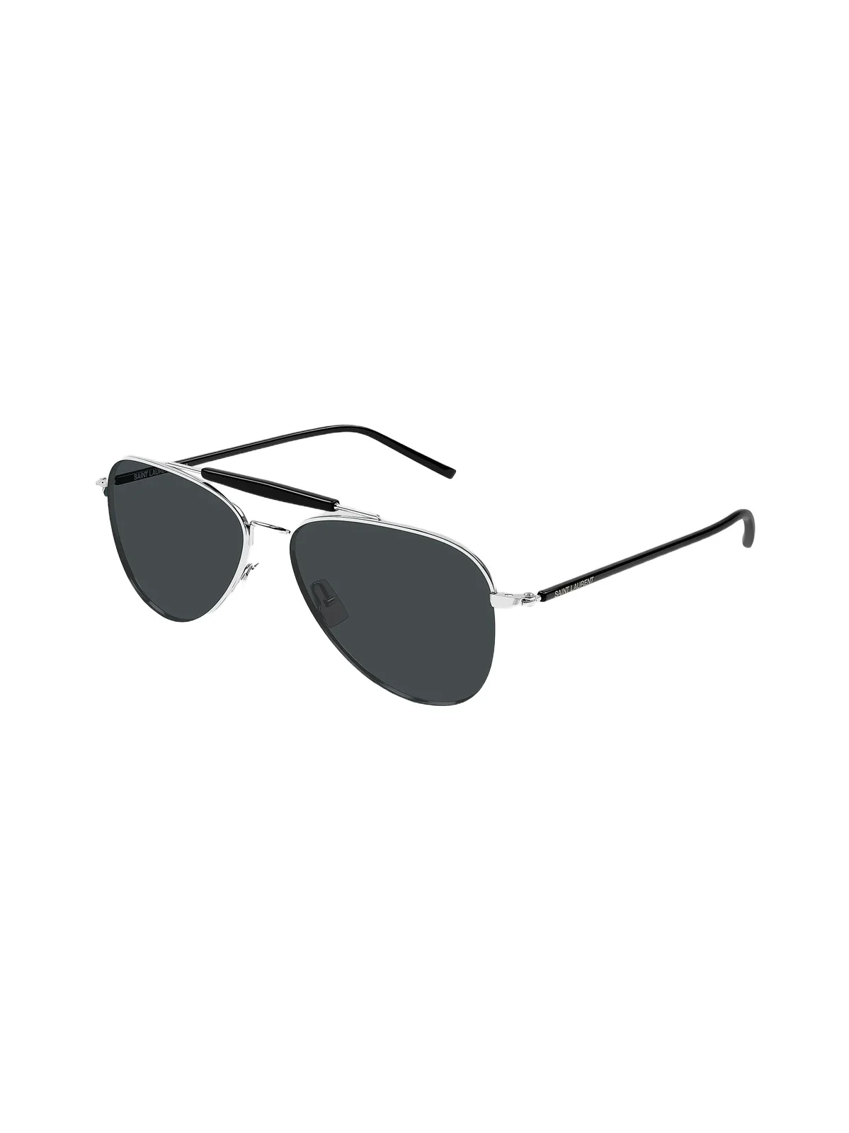 Saint Laurent Men's Pilot 57MM Metal Sunglasses