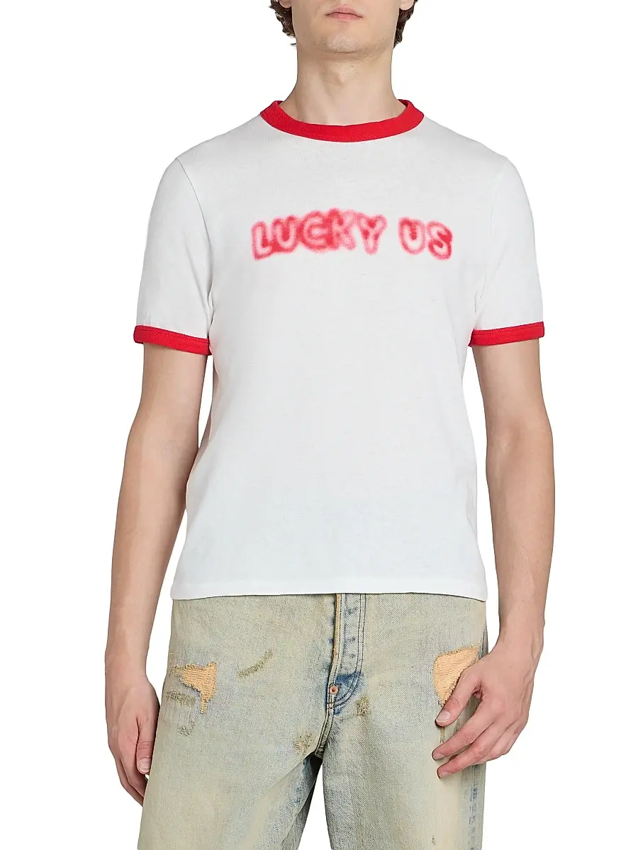 KENZO Men's Lucky Us Slim-Fit T-Shirt | Thumbnail 3