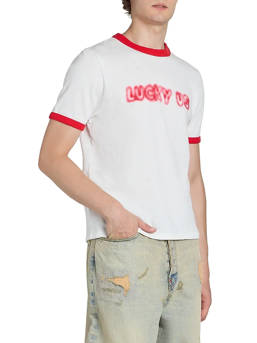 KENZO Men's Lucky Us Slim-Fit T-Shirt | Thumbnail 4