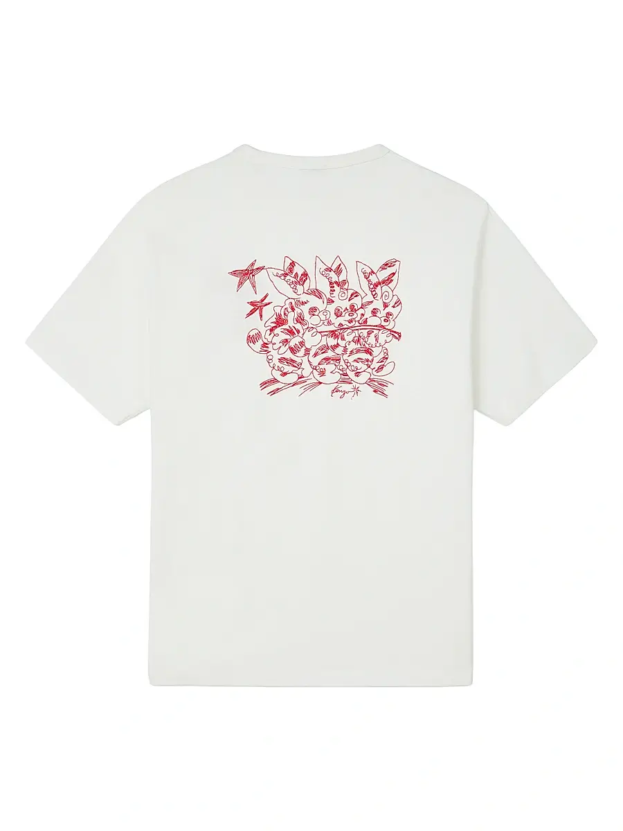 KENZO Men's Gots Cartoon Cotton Crewneck T-Shirt | Thumbnail 2 KENZO Men's Gots Cartoon Cotton Crewneck T-Shirt | Thumbnail 2