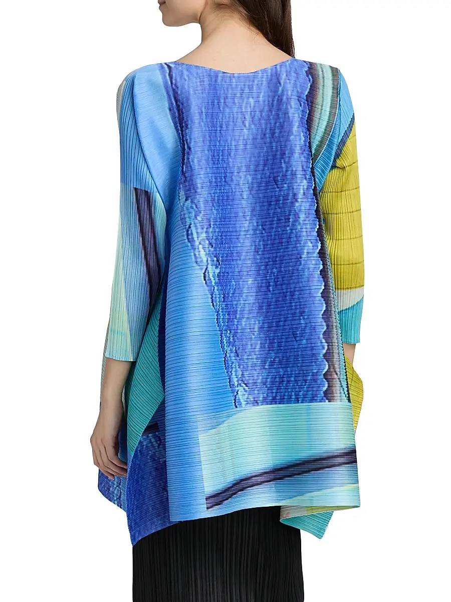 Pleats Please Issey Miyake Women's City Collage Top | Thumbnail 5 Pleats Please Issey Miyake Women's City Collage Top | Thumbnail 5