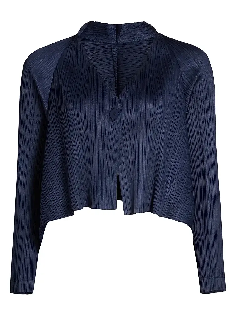 Pleats Please Issey Miyake Women's City Frame Plissé Jacket