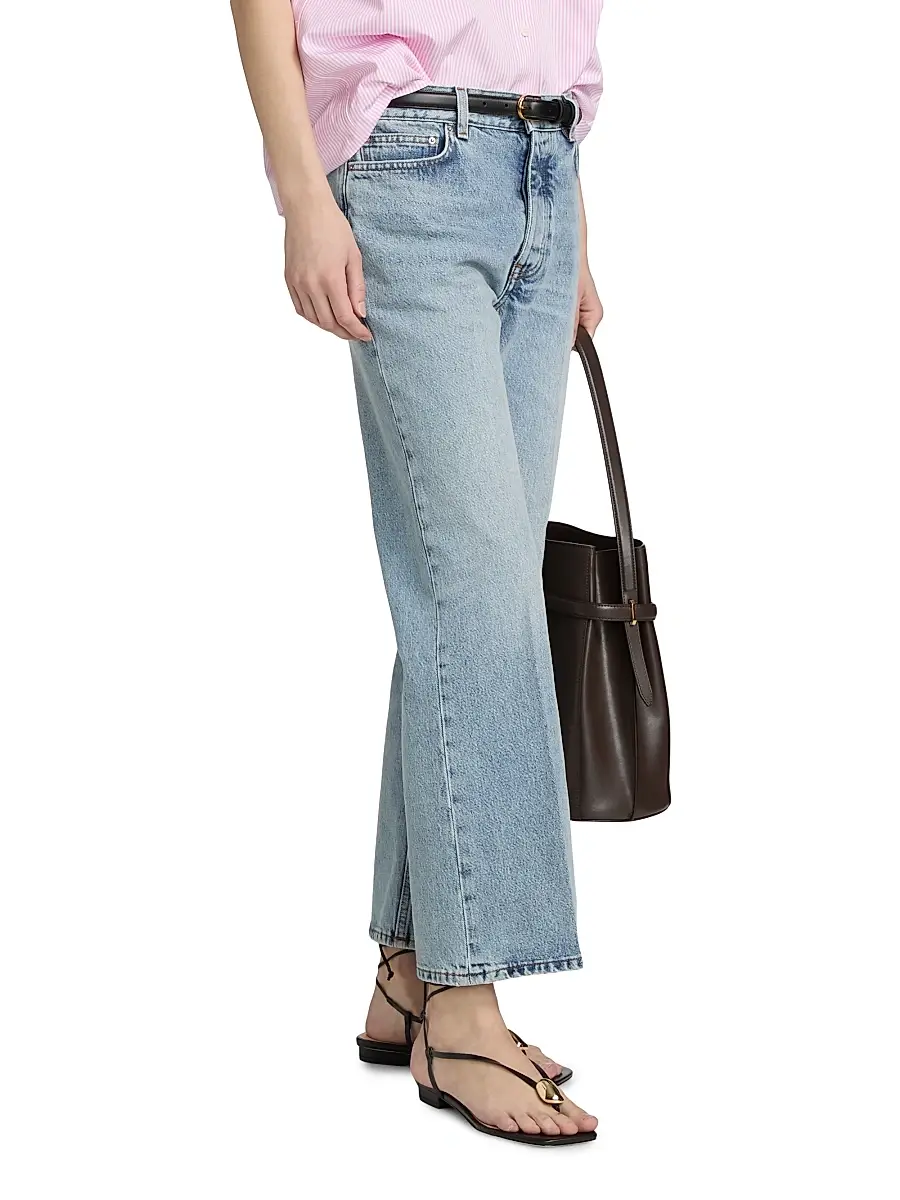 TOTEME Women's Kick Flare Jeans | Thumbnail 4