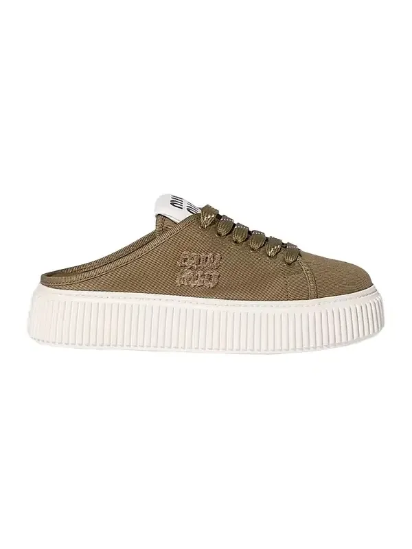 Women's Denim Sneaker Mules Women's Denim Sneaker Mules