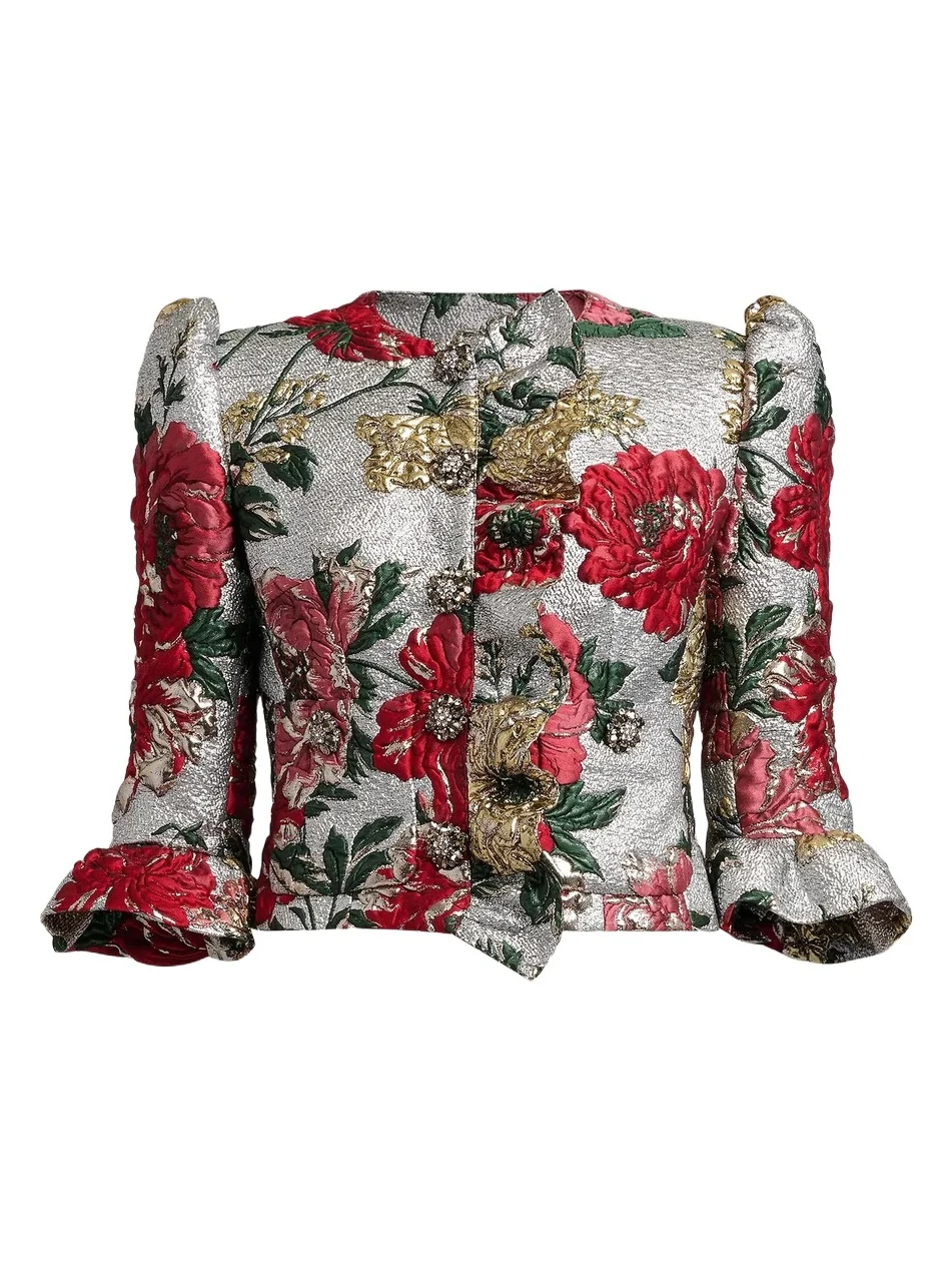 Dolce & Gabbana Women's Floral Brocade Jacket