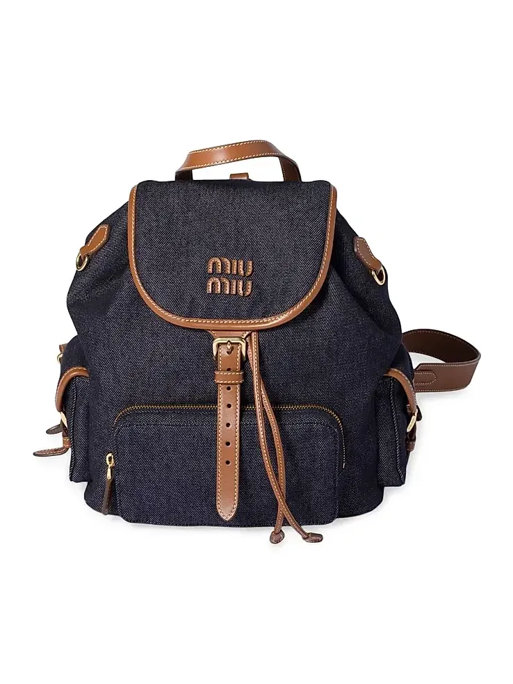 Miu Miu Women's Denim Backpack