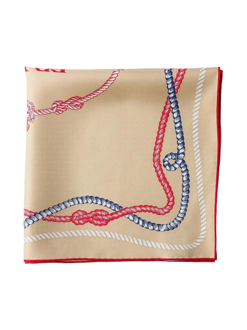 Women's Printed Silk Twill Scarf