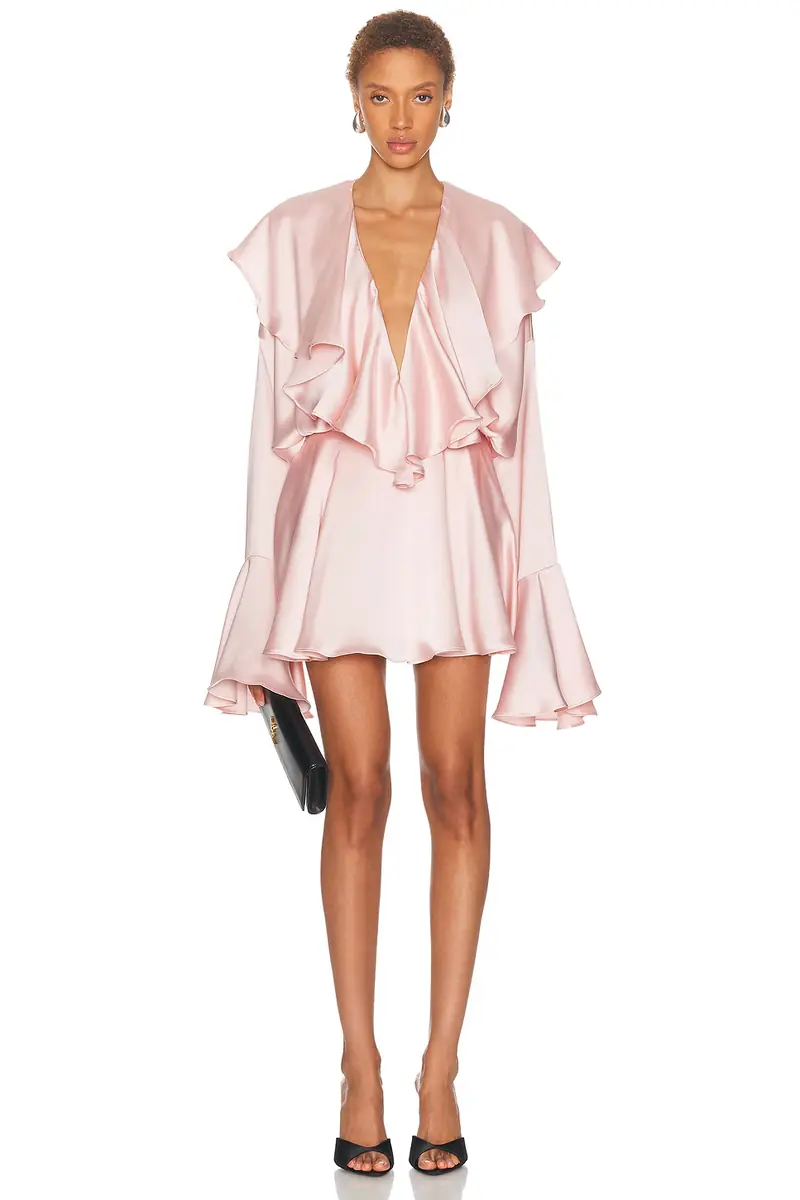 Norma Kamali Flared Mini Skirt | Thumbnail 5 Norma Kamali Flared Mini Skirt | Thumbnail 5