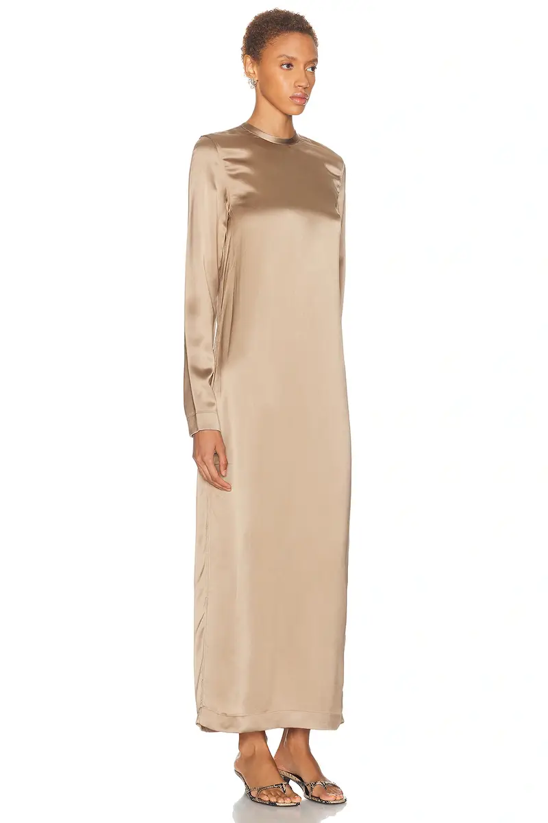 TOTEME Long Satin Dress | Thumbnail 2 TOTEME Long Satin Dress | Thumbnail 2