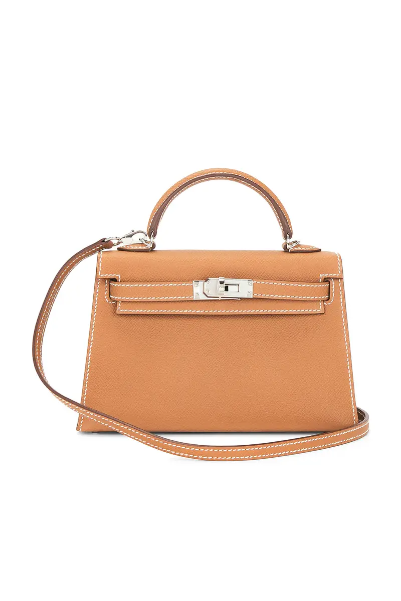 HERMÈS Hermes Epsom Kelly 20 Handbag | Thumbnail 3 HERMÈS Hermes Epsom Kelly 20 Handbag | Thumbnail 3