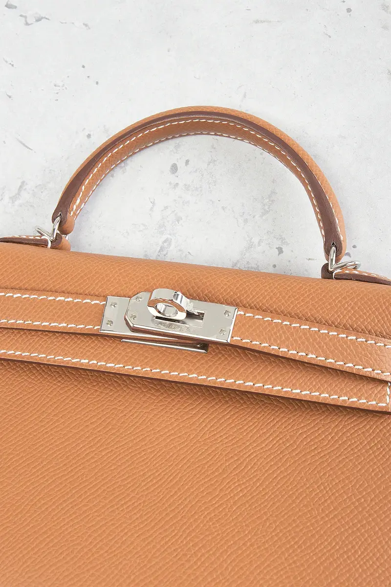 HERMÈS Hermes Epsom Kelly 20 Handbag | Thumbnail 7 HERMÈS Hermes Epsom Kelly 20 Handbag | Thumbnail 7