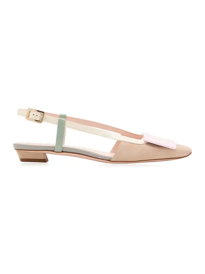 Belle Vivier Suede Slingback Flats Belle Vivier Suede Slingback Flats