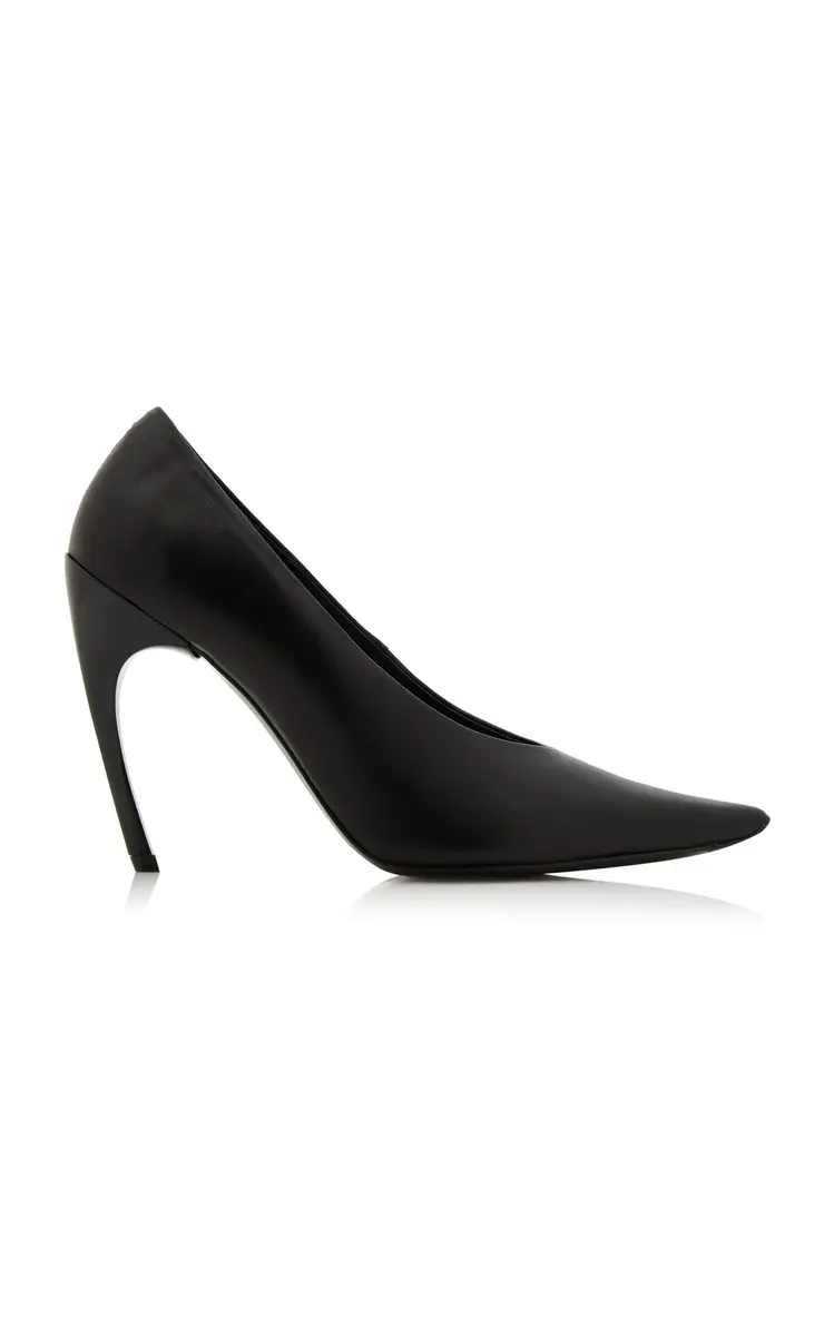 Choc Decollette Leather Pumps