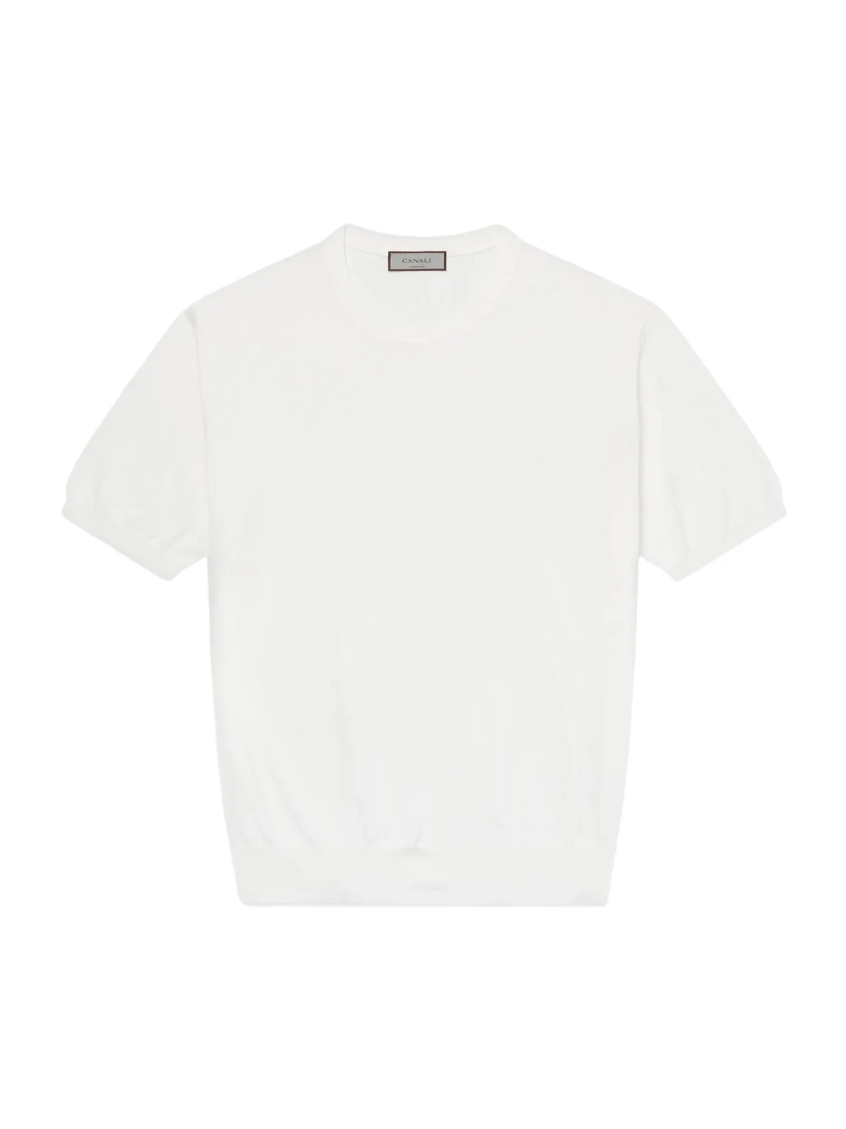 Knitted Cotton T-Shirt - Men