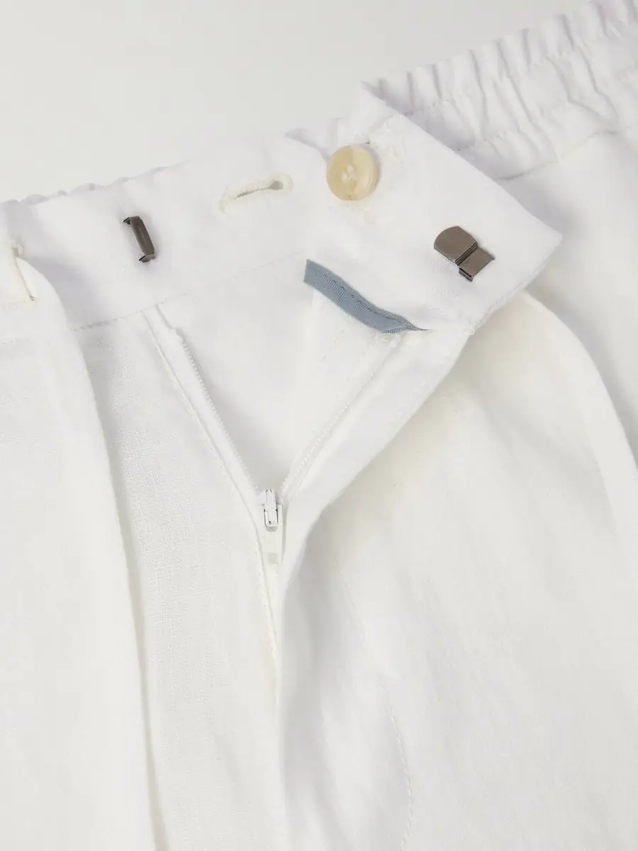 Canali Straight-Leg Linen Trousers - Men | Thumbnail 6 Canali Straight-Leg Linen Trousers - Men | Thumbnail 6