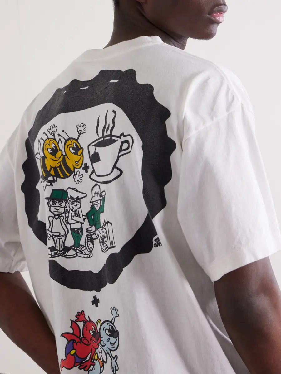 SAINT Mxxxxxx Beastie Boys Printed Cotton-Jersey T-shirt - Men | Thumbnail 5 SAINT Mxxxxxx Beastie Boys Printed Cotton-Jersey T-shirt - Men | Thumbnail 5