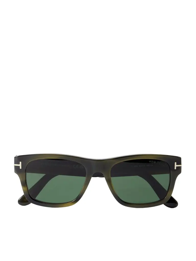 Smith Square-Frame Tortoiseshell Acetate Sunglasses - Men
