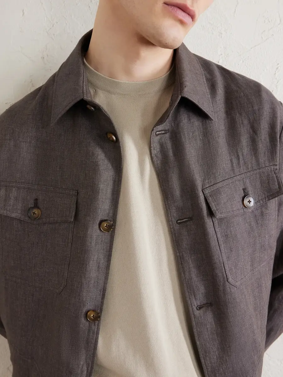 Canali Knitted Cotton T-Shirt - Men | Thumbnail 5 Canali Knitted Cotton T-Shirt - Men | Thumbnail 5