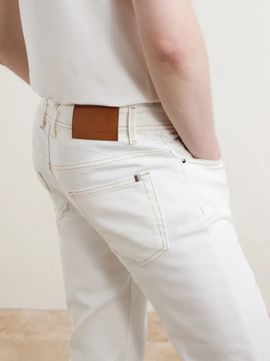 Canali Slim-Fit Straight-Leg Jeans - Men | Thumbnail 5 Canali Slim-Fit Straight-Leg Jeans - Men | Thumbnail 5