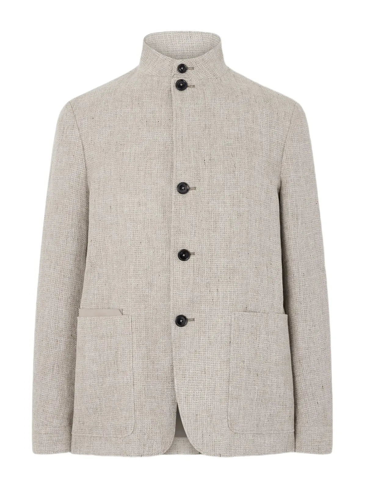 Zegna Textured-Linen Jacket - Men