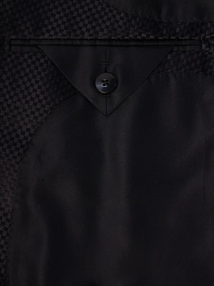 Tom Ford Double-Breasted Silk-Hopsack Blazer - Men | Thumbnail 6 Tom Ford Double-Breasted Silk-Hopsack Blazer - Men | Thumbnail 6