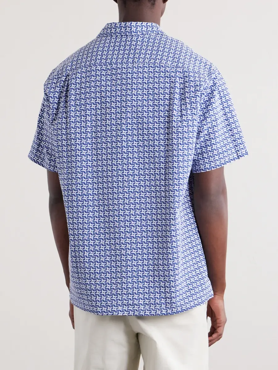Portuguese Flannel Soul Convertible-Collar Printed Cotton Shirt - Men | Thumbnail 4