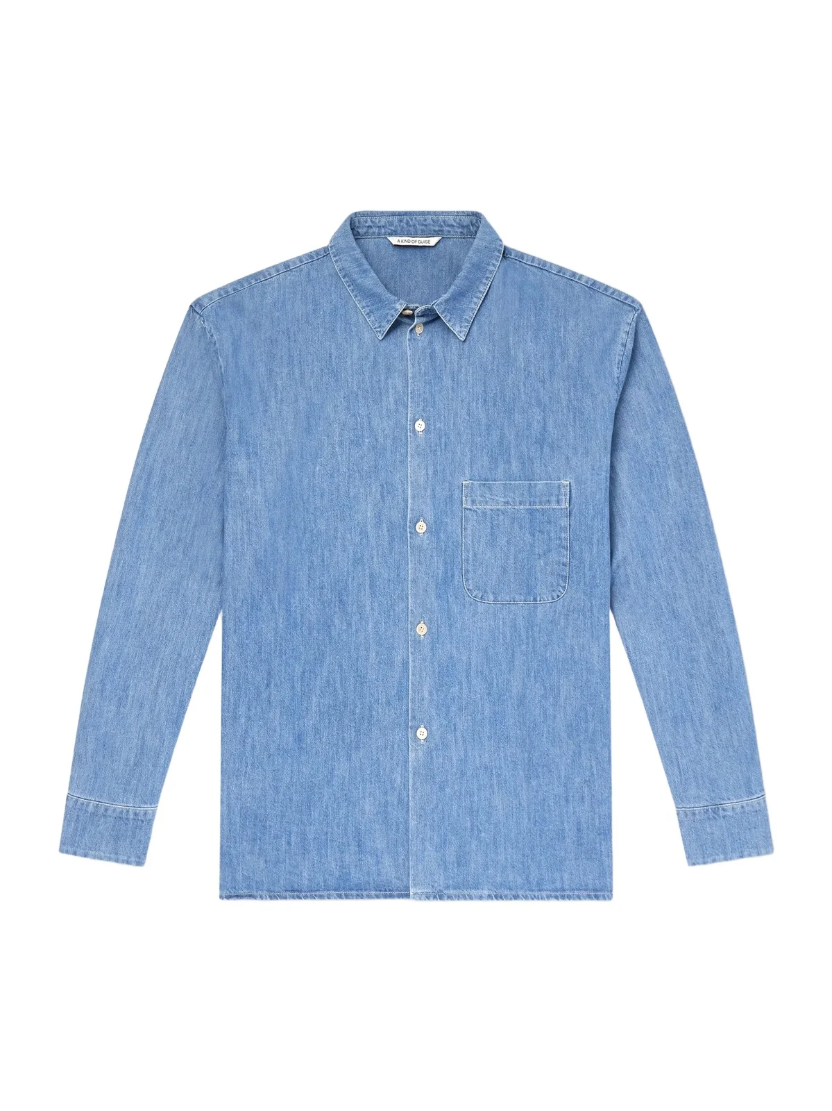Gusto Cotton-Blend Denim Shirt - Men Gusto Cotton-Blend Denim Shirt - Men
