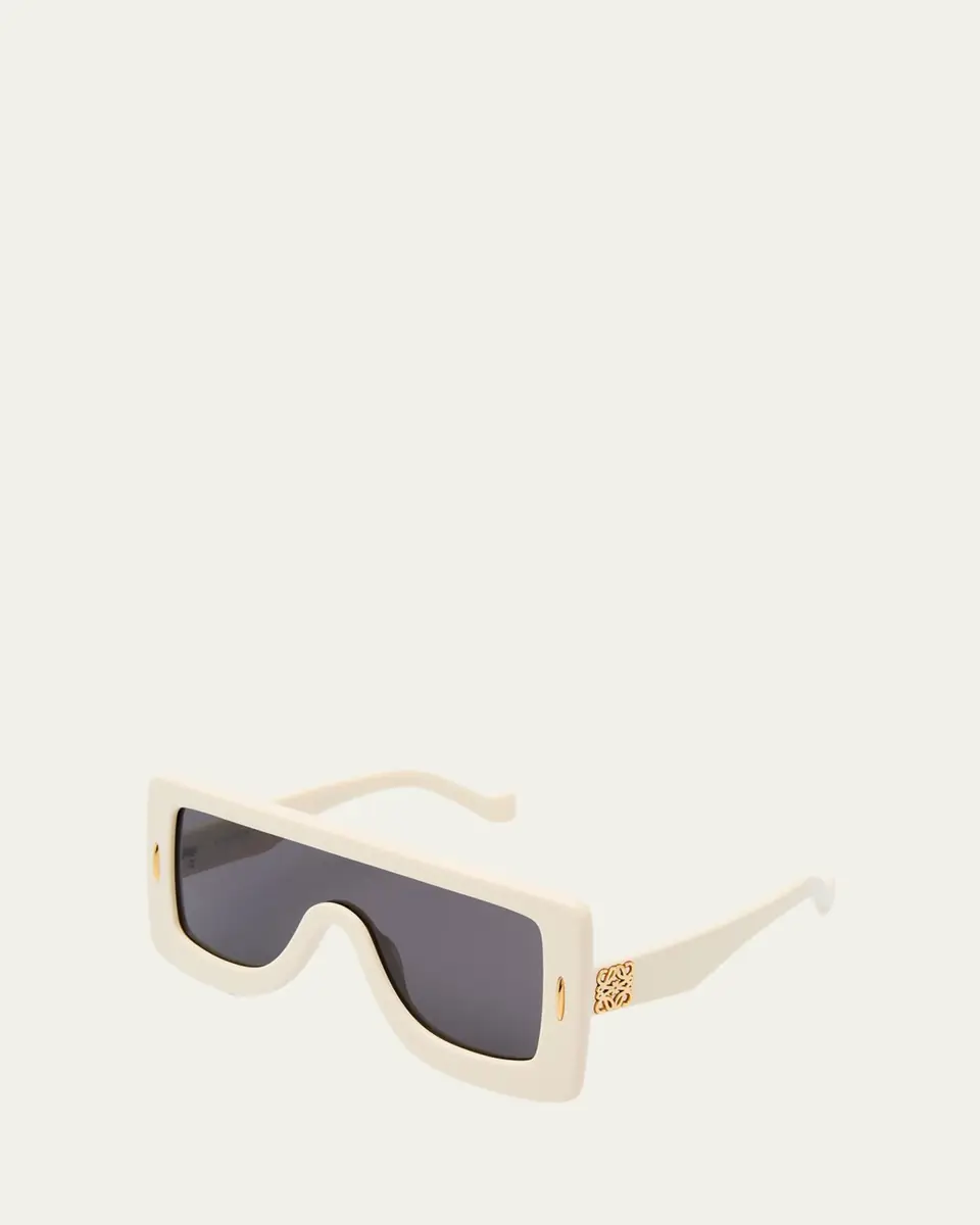 Loewe Anagram Acetate & Metal Shield Sunglasses | Thumbnail 2 Loewe Anagram Acetate & Metal Shield Sunglasses | Thumbnail 2