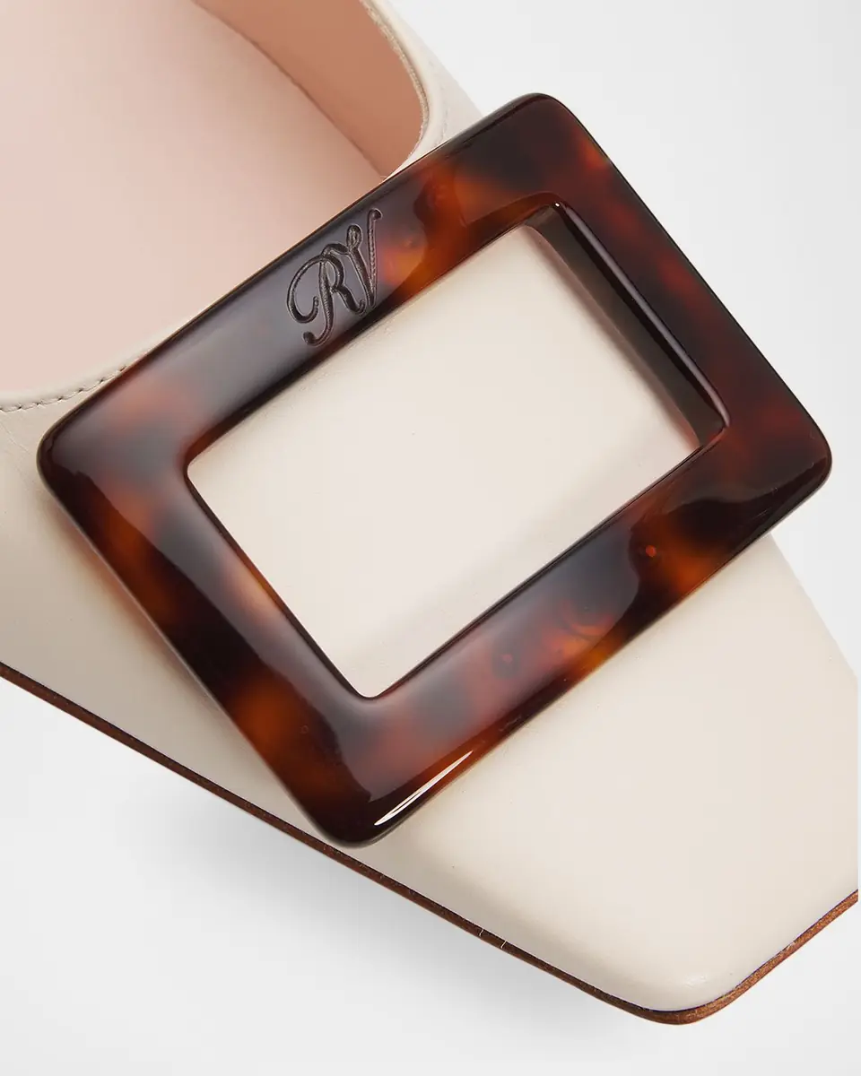Roger Vivier 45mm Belle Vivier Turtle Leather Pumps | Thumbnail 5 Roger Vivier 45mm Belle Vivier Turtle Leather Pumps | Thumbnail 5