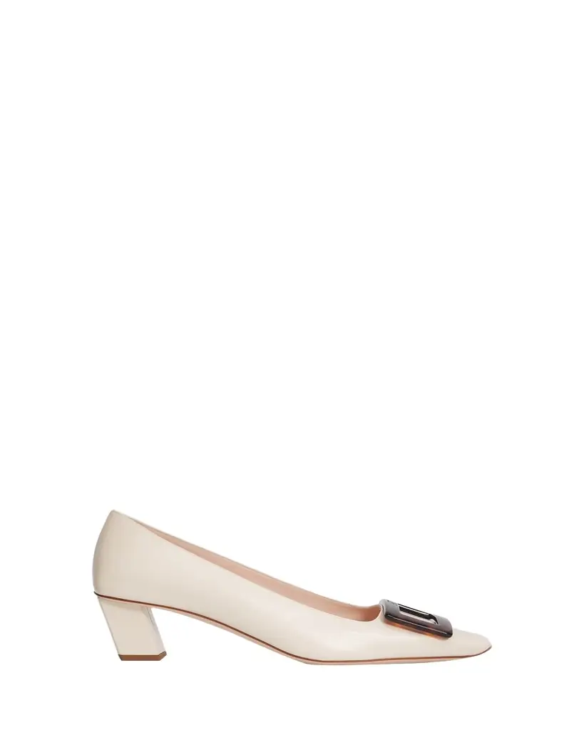 Roger Vivier 45mm Belle Vivier Turtle Leather Pumps | Image 1 Roger Vivier 45mm Belle Vivier Turtle Leather Pumps | Image 1