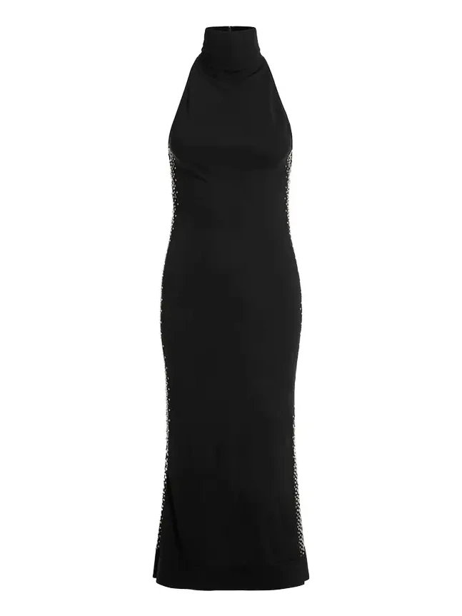 Covey High-Neck Midi Dress Covey High-Neck Midi Dress